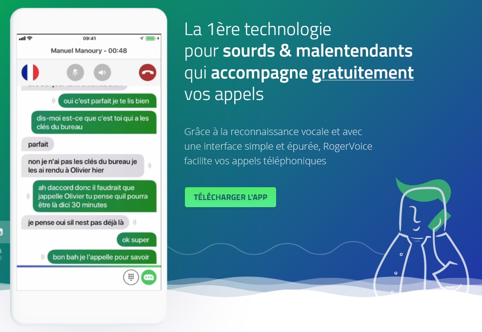 01/10/2018 > Roger Voice : 500 000 personnes sourdes accèderont gratuitement* à cette assistance téléphonique, ce 1er octobre 2018